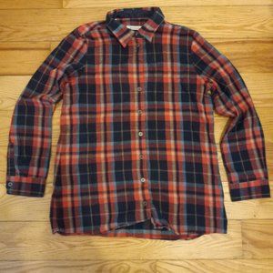 VINTAGE BARBOUR KIRKBY SHIRT PLAID FLANNEL WOMENS SZ 4 SMALL